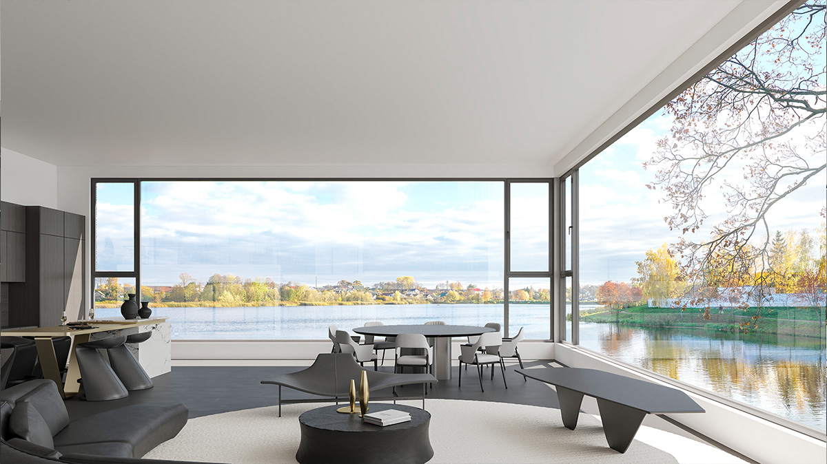 内开内倒窗纱一体（窄边）